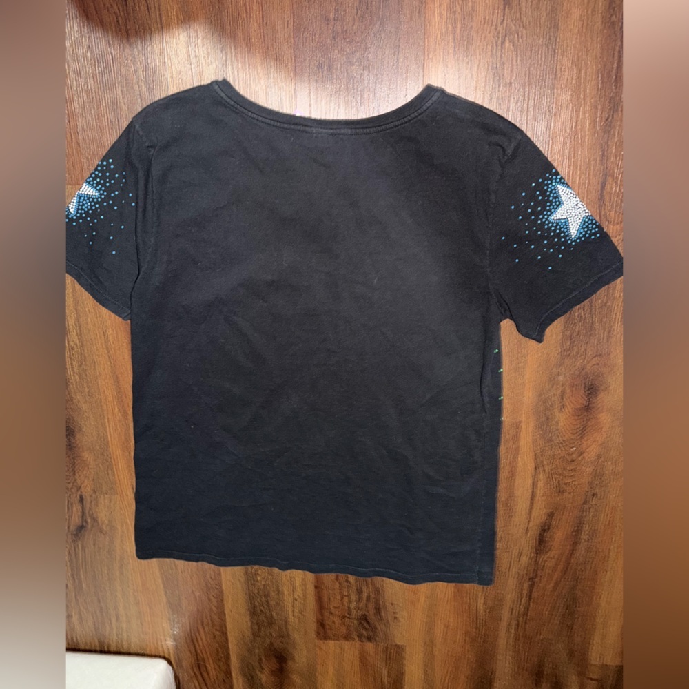 Farm Rio rare sparkle black Brazil toucans cortejo dos brincantes tee shirt $128 - Picture 5 of 7